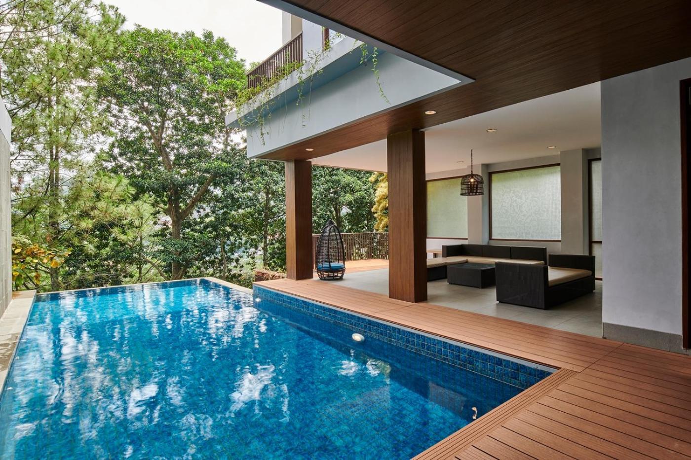 Asmaya Hill View Villa 7 Bedrooms With A Private Swimming Pool Bandung Exteriér fotografie